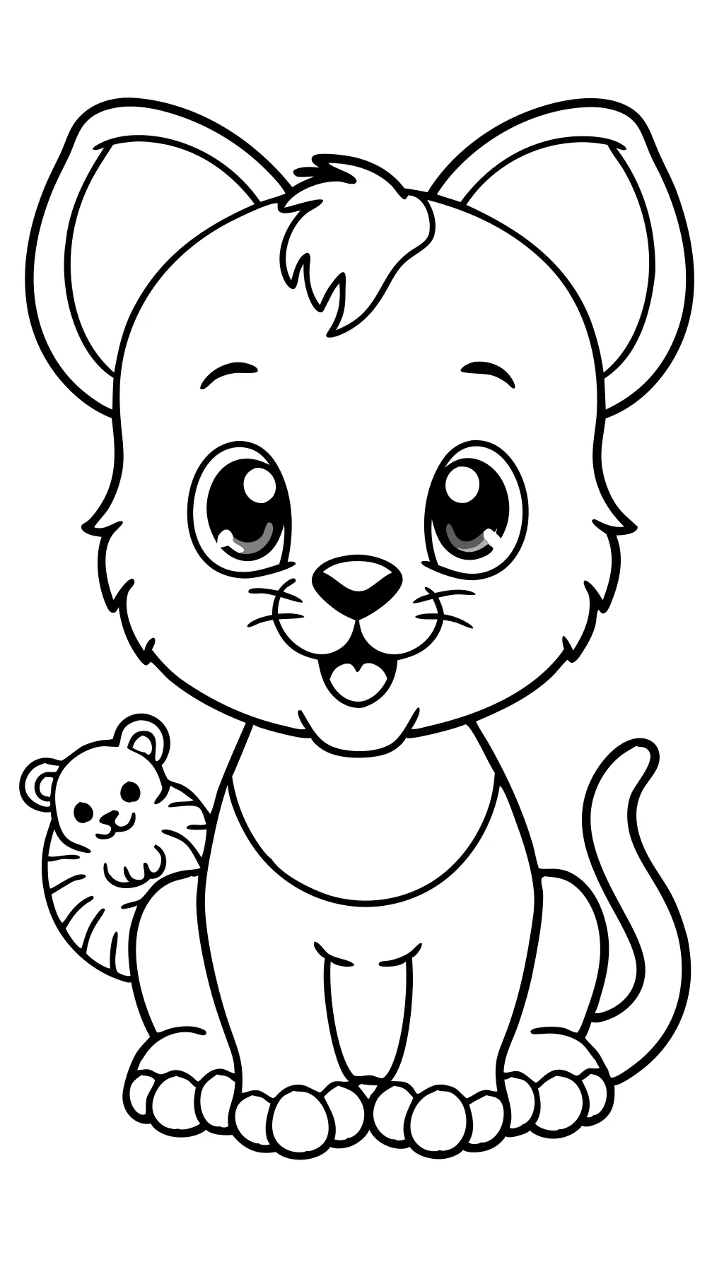 coloriages d’animaux bébé